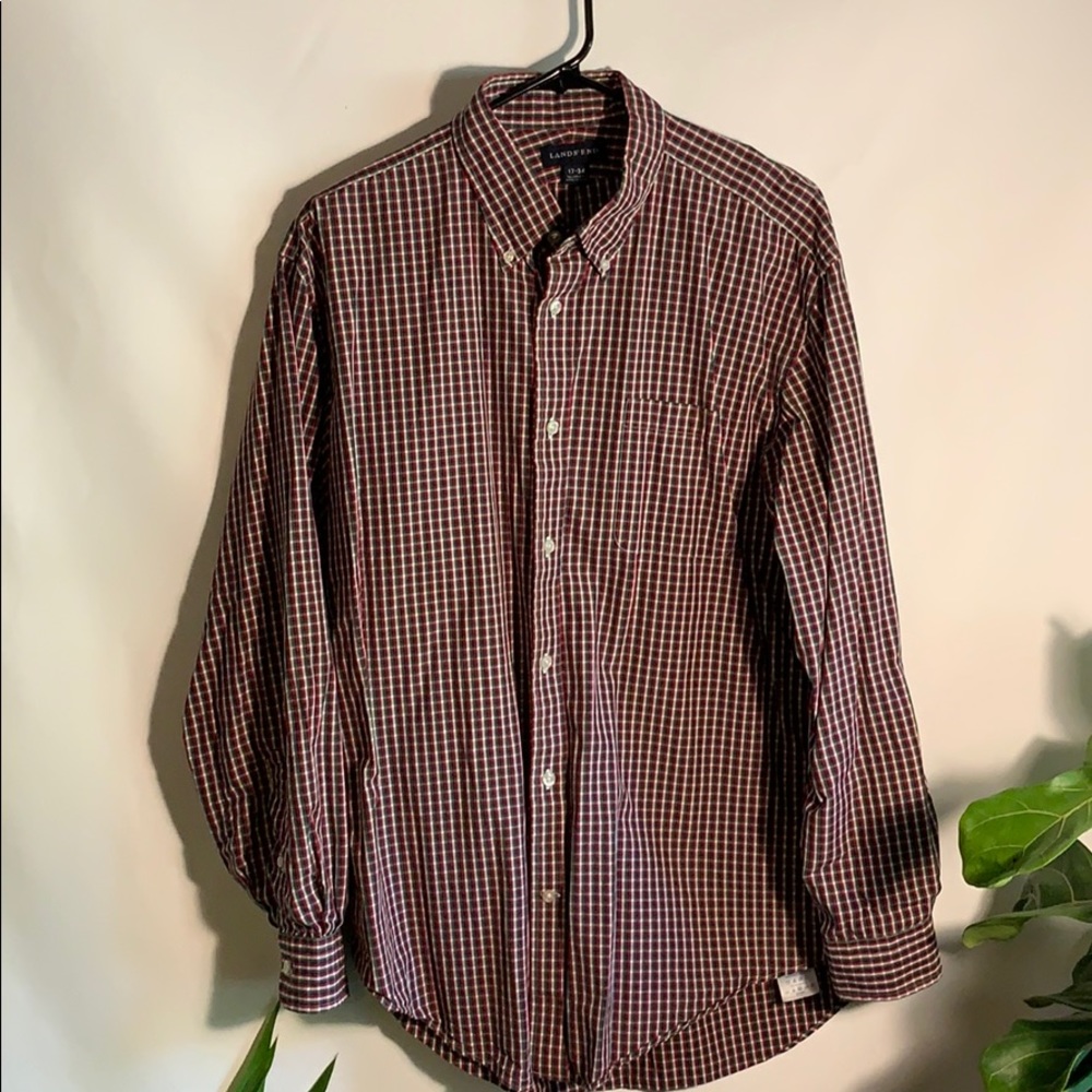 Bottom down shirt - Lands End - L